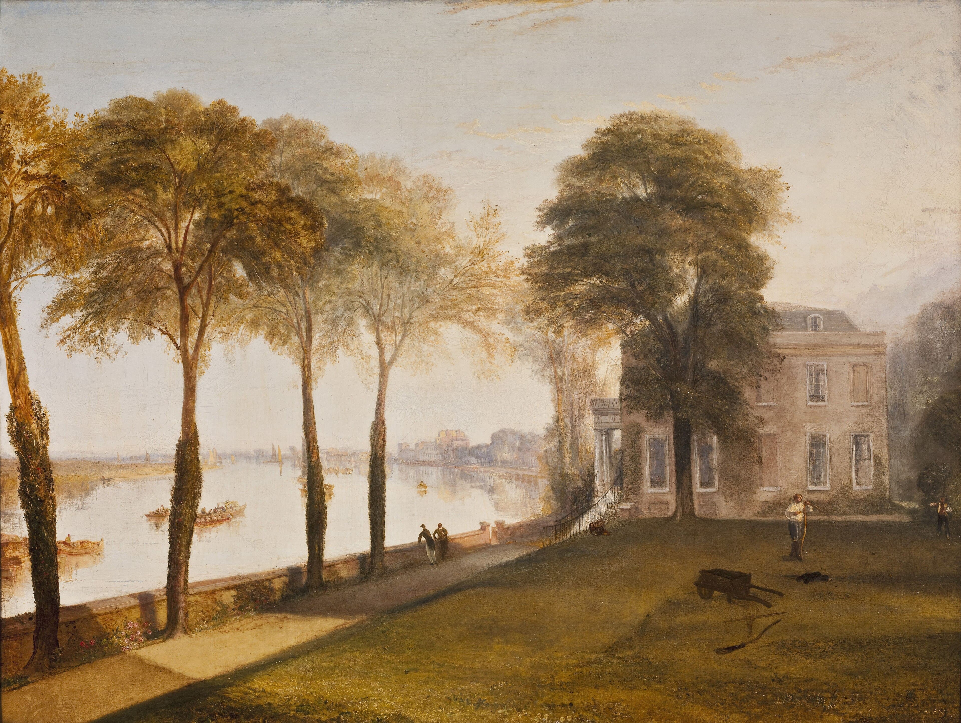 JW Turner, Mortlake Terrace: Early Summer Morning